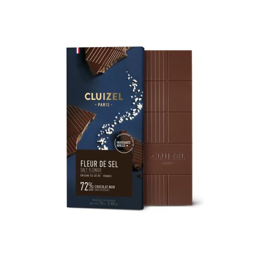 Tafel-Schokolade dunkel | zartbitter 'Fleur de Sel' (70g) 