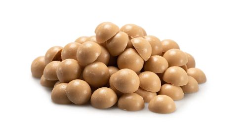 Couverture 'VEGAN' weiß, Drops | Chips 