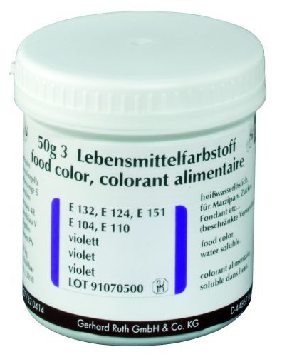 @ Lebensmittelfarbe violett | lila (50g), Pulver, wasserlöslich