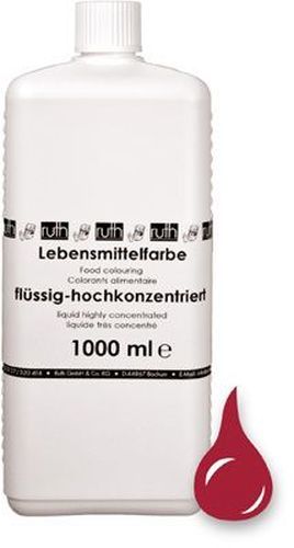  @ Lebensmittelfarbe kirschrot (1l), flüssig, hochkonzentriert