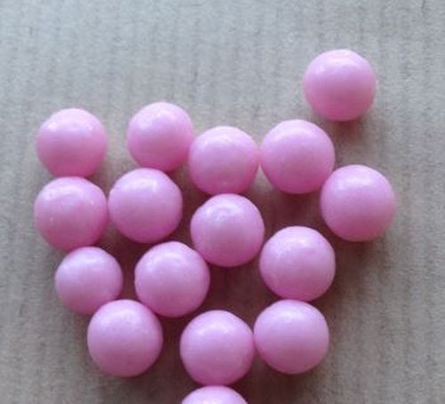 @ Zucker-Kugeln 'Rosen-Perlen', pink-rot  dragiert