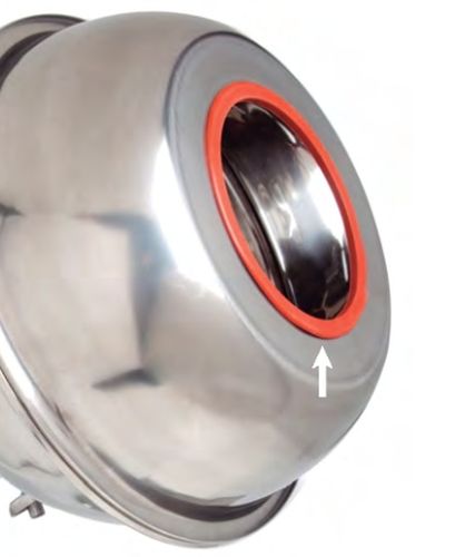 Silikon-Dichtungsring für Dragierkessel Confi Kit