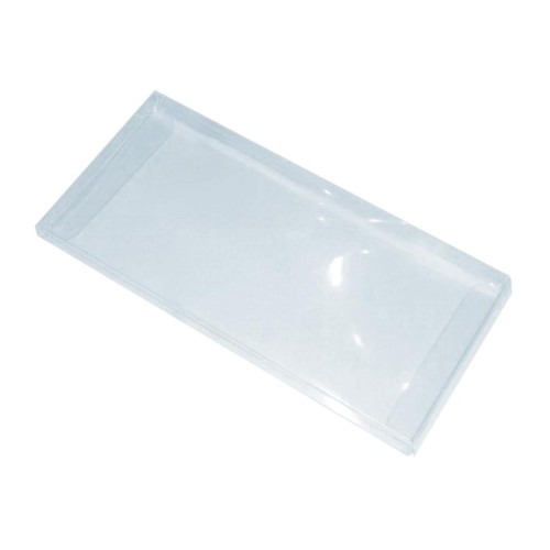 Tafelschokoladen-Verpackung transparent rechteckig (2x25 Stk) 
