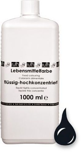 @ Lebensmittelfarbe schwarz (1l), flüssig, hochkonzentriert