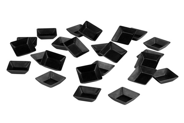 @ Petit-Four-Form | Backform | -Förmchen quadratisch | viereckig glatt (25 Stk)