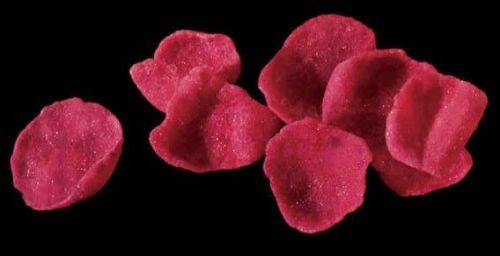 Rosenblütenblätter medium & groß, pink-rot, kristallisiert 