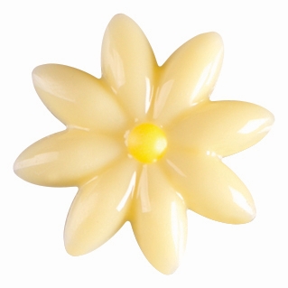 Schoko-Dekor Aufleger weiß Blume | Gänseblümchen groß (117 Stk)