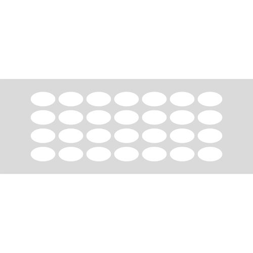 @ Schablone | Aufstreichmatte Oval (39x15cm)