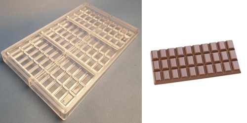 Gießform Tafel | Tafelgießform Klassisch
